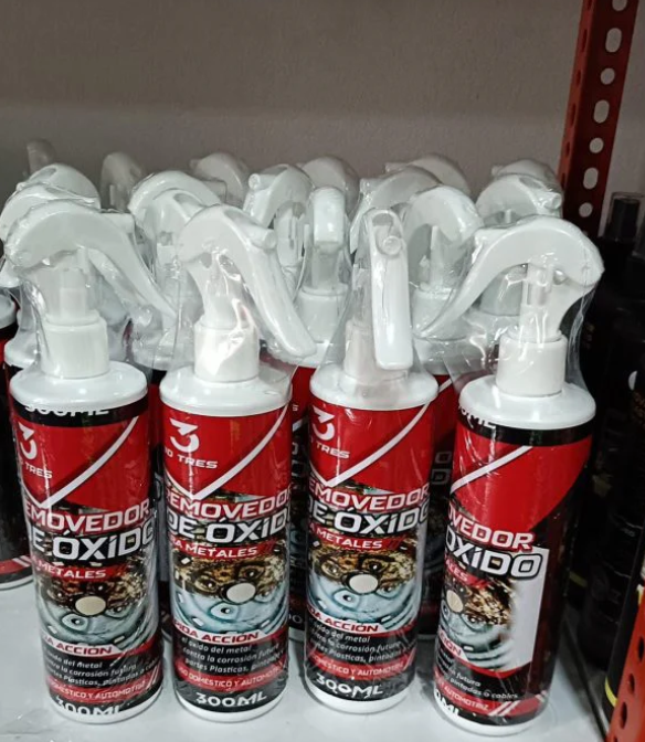 REMOVEDOR DE HERRUMBRE , DESAPARECE TODO EL OXIDO MUY FACIL ! + ENVIO GRATIS