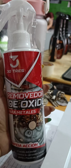 REMOVEDOR DE HERRUMBRE , DESAPARECE TODO EL OXIDO MUY FACIL ! + ENVIO GRATIS