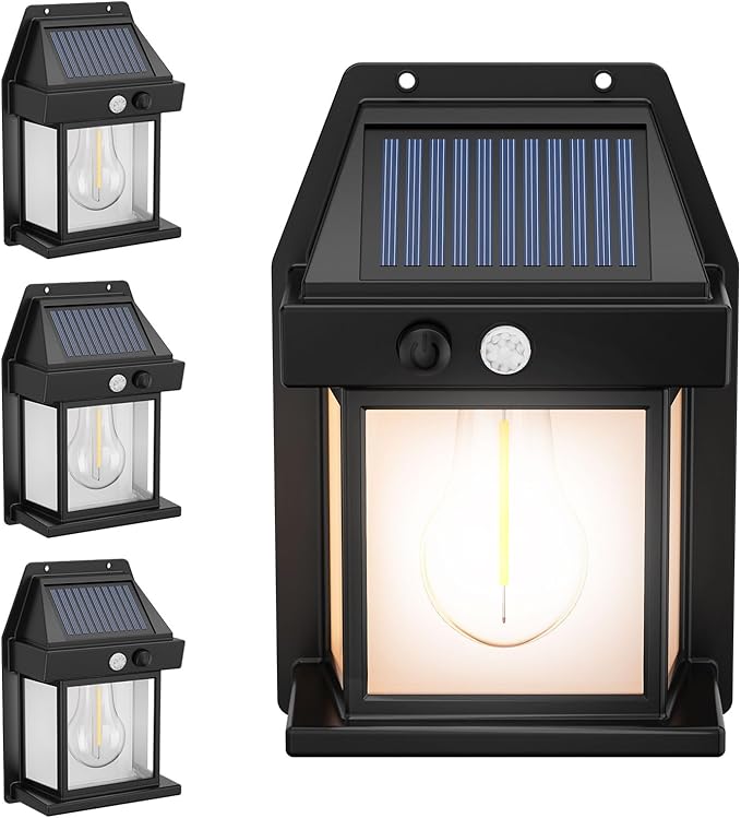 LAMPARA SOLAR CON SENSOR DE MOVIMIENTO + ENVIO GRATIS